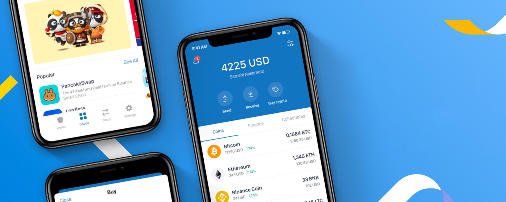 Trust Wallet is a secure and user-friendly mobile wallet for cryptocurrency.